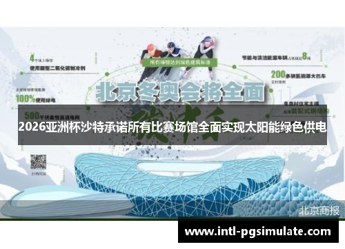 2026亚洲杯沙特承诺所有比赛场馆全面实现太阳能绿色供电